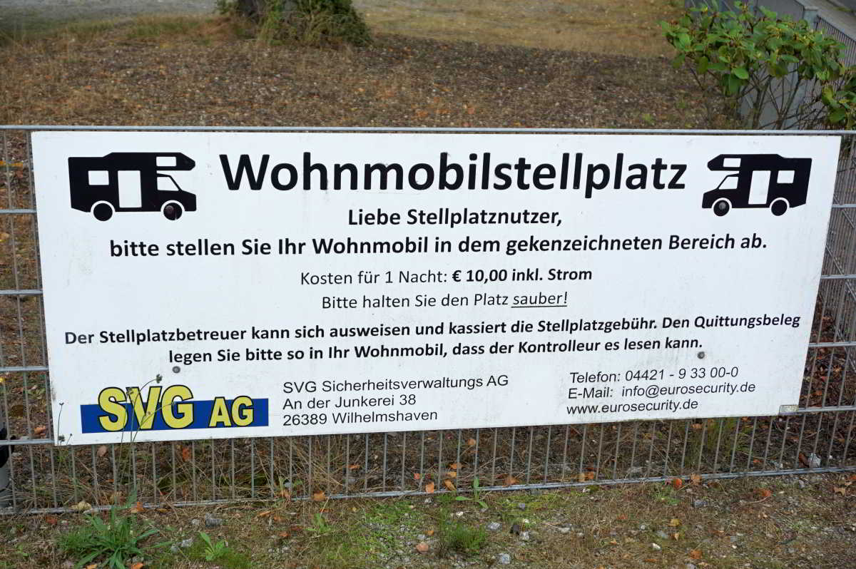 Wohnmobilstellplatz Jade Wohnmobilstellplatz Jade