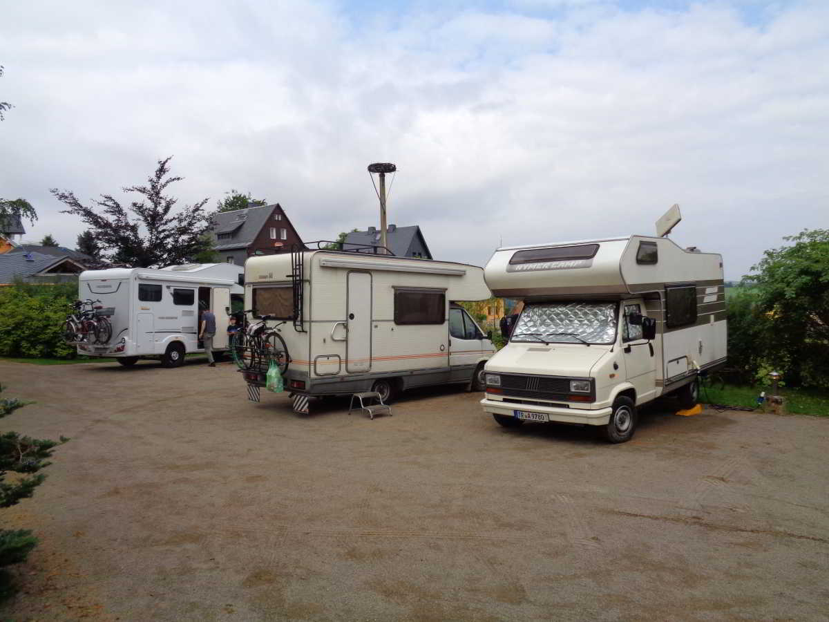 Wohnmobilstellplatz der Pension Annette Wohnmobilstellplatz der Pension Annette
