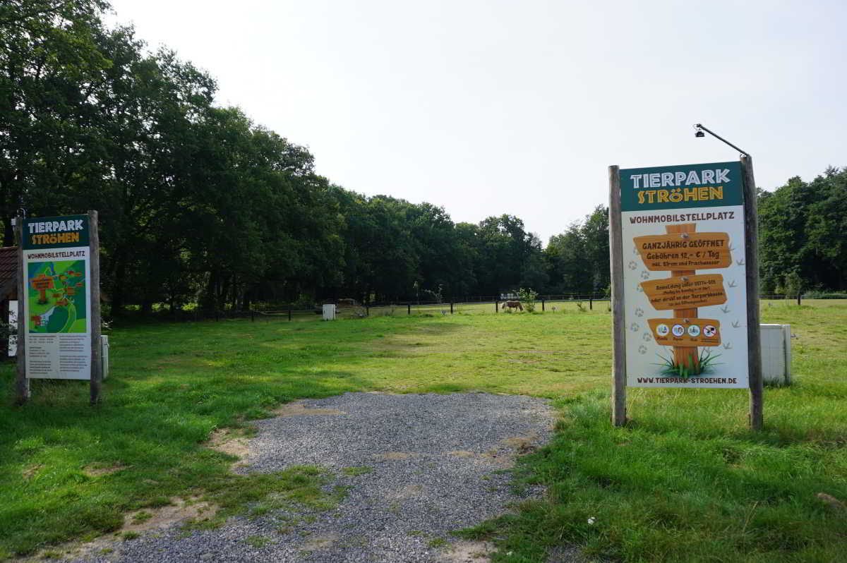 Wohnmobilstellplatz am Tierpark Ströhen Wohnmobilstellplatz am Tierpark Ströhen in Wagenfeld