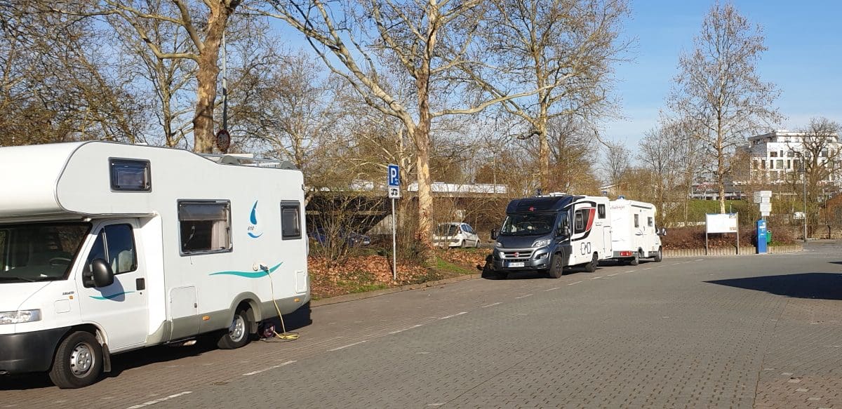 Wohnmobilstellplatz Lahninsel