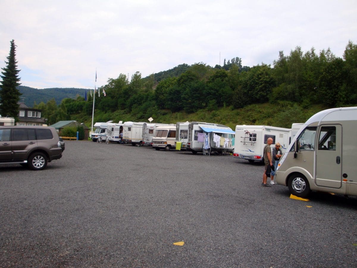 Wohnmobilstellplatz an Kutschers Marina Wohnmobilstellplatz an Kutschers Marina