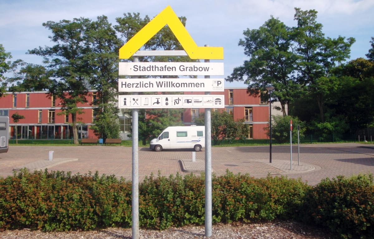 Wohnmobilstellplatz am Stadthafen in Grabow Wohnmobilstellplatz am Stadthafen in Grabow