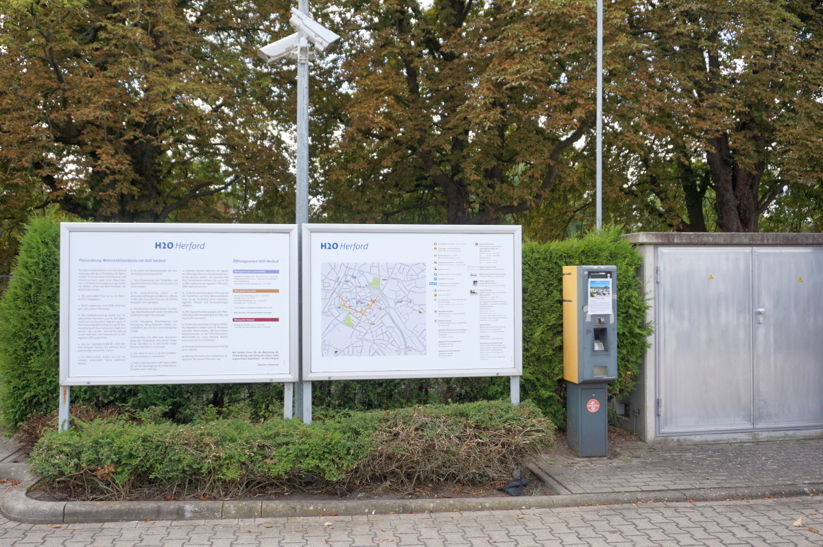 Wohnmobilhafen am H2O Herford Wohnmobilhafen am H2O Herford